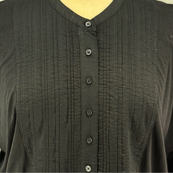 BANANA REPUBLIC FACTORY Black Tuxedo Front Top S - Picture 8 of 9